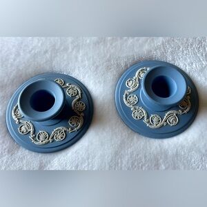 Wedgwood Vintage Candleholders (2) Made in England